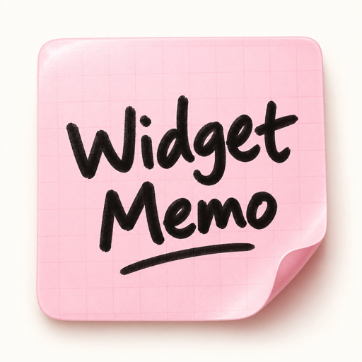 Widget Memo icon